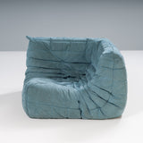 Ligne Roset by Michel Ducaroy Togo Light Blue Modular Sofa, Set of 2