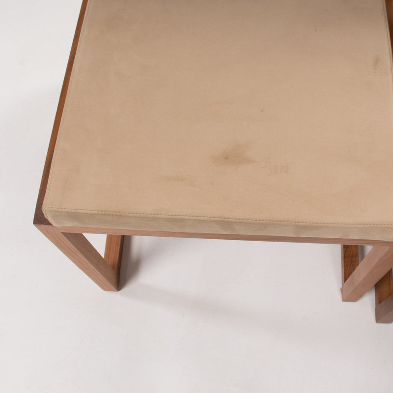 De La Espada Oiled Walnut 133 Compact Dining Chair, Set of 6