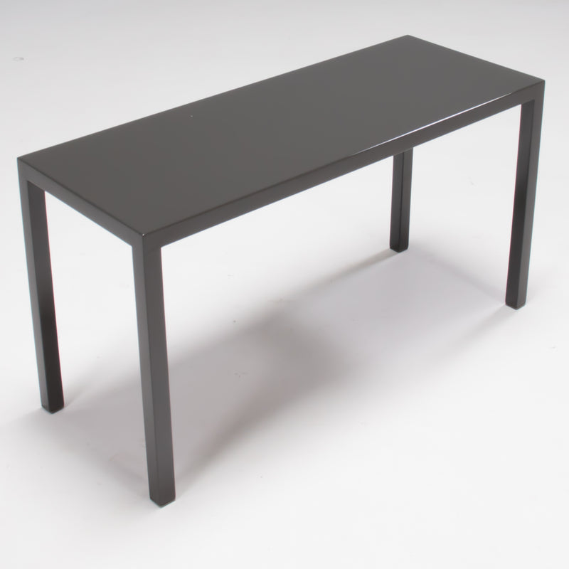 Minotti Grey Lacquered Console Table