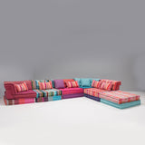 Roche Bobois by Hans Hopfer and Kenzo Fabric Mah Jong Sectional Sofa, Set of 15