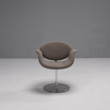 Artifort by Pierre Paulin Grey Fabric Little Tulip Swivel Chairs, Set of 4